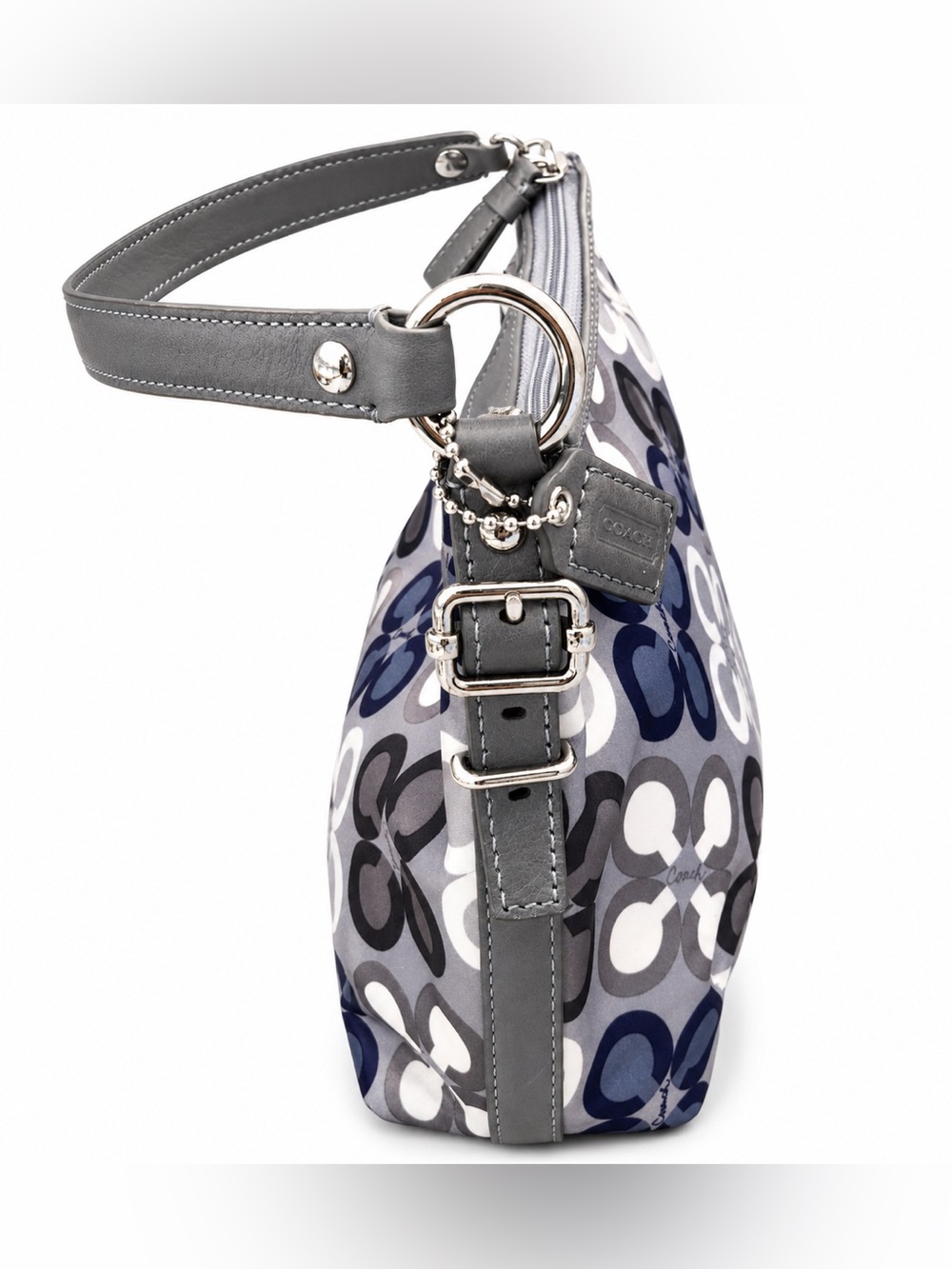 Coach 44438 Clover Sateen Multi Color Madison Signature Shoulder Bag - Picture 4 of 5